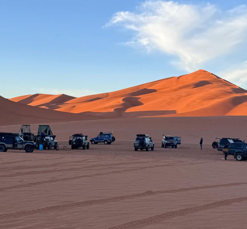Paesaggio desertico in Algeria durante il viaggio di Capodanno AF Travel Experience