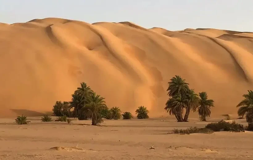 Immagine del deserto in Senegal sede di svolgimento della storica Parigi - Dakar