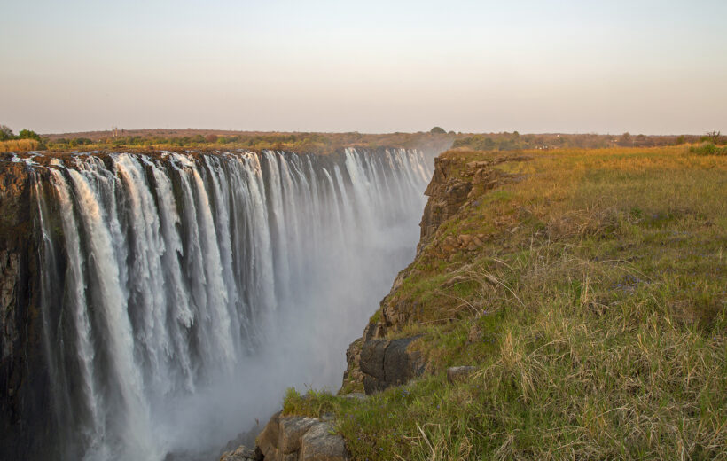 Cascate Vittoria durante un safari 4x4 in Botswana