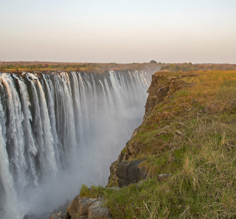 Cascate Vittoria durante un safari 4x4 in Botswana