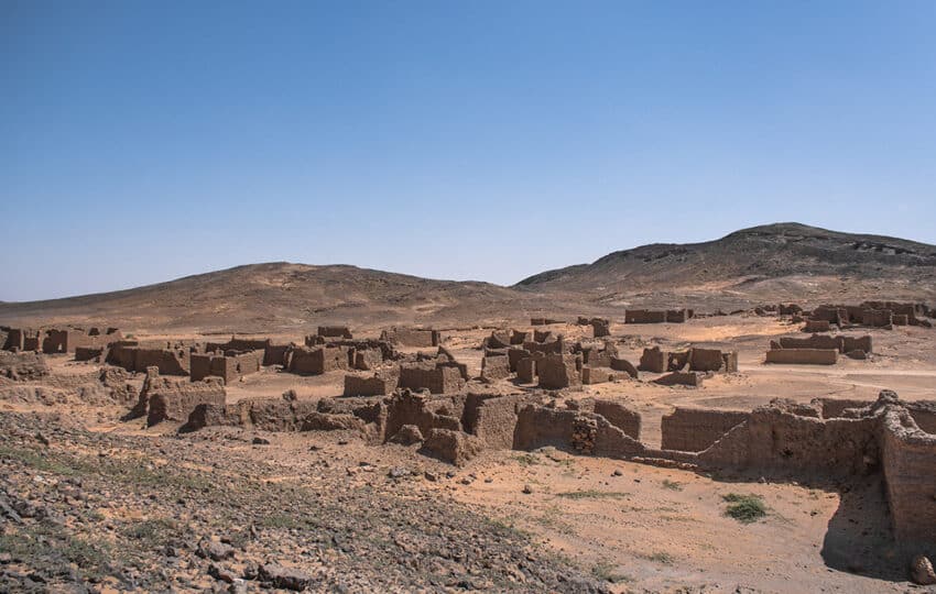 Paesaggio del deserto del Sahara in Marocco